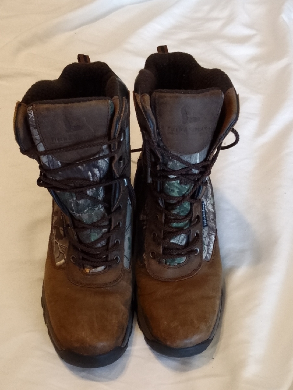 Realtree Brown and Camouflage Men's Hunting Boots